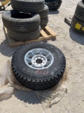 1 - Goodrich 215/70R17 On New 8 Lug Hummer Wheel