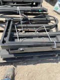 Hydraulic Adjustable Forks for Mini Skid Steer SOLD ONE SET PER LOT