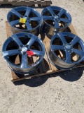 4 GM 5 Lug 18x8 Wheels 5 - 110mm Bolt Pattern SOLD AS ONE LOT