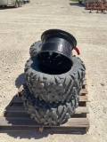 4 CanAm Wheels and 14'' Tires SOLD AS ONE LOT