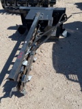 Skid Steer Trencher Appears Unused