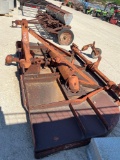 Older 10' Rhino Shredder with 3 Gear Boxes 2 Tail Wheels Antique