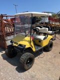 EZ Go 4 Wheel Golf Cart with Charger May Need Batteries