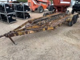 78'' x 16' Equipment Trailer 2 x 6,000lb Axles Lic. Rec., $25 Fee