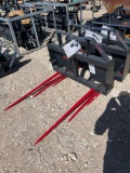 Unused Skid Steer Hay Fork