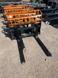 Unused Skid Steer Pallet Forks SOLD ONE SET PER LOT