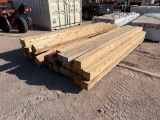 32 Rough Cedar Beams 6' x 6' x 12' SOLD BY EACH 32 TIMES THE MONEY MUST TAKE ALL