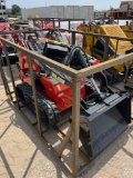 AGT LRT23 Tracked Mini Skid Steer Stand On Gas Powered
