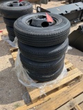 4 - New 235/80R16 Trailer Tires 10 Ply on 8 Lug Dual Wheels Black FOUR TIMES THE MONEY MUST TAKE ALL