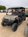 2015 Polaris Ranger 570 Crew Power Steering.Top. Winch Shows 788 Hours. No Title