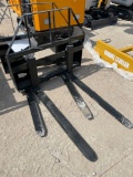 Skid Steer Pallet Forks 48'' Forks SOLD ONE SET PER LOT