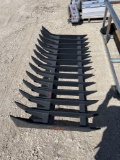 Unused Skid Steer 72'' Brush Rake