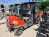 Kubota RTV1140 CPX with Hard Cab Diesel with Hydraulic Dump Bed 1618 Hours No Title