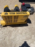 Titan Industrial Gas Powered Air Compressor Tecumseh Powered