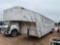 1998 Wilson Aluminum Stock Trailer 7'8'' x 32' 3 x 7000lb Axles New 17.5 Tires New Brakes VIN 21596