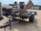 2012 C&M 76'' X 10' Tadem Axle Trailer Unused Big Bear Power RBS62 Brush Chipper VIN 01886 Title,