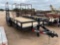 Unused 2025 MC 83'' x 20' Trailer with 2' Dovetail 2 x 7,000lb Axles Square Tubing Top Rail Stand