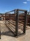 24' Freestanding Cattle Alley with One Slide Gate and Side Exit Gate