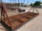 Unused 16' Cattle Guard with Wings