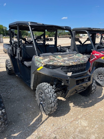 2024 Polaris 1000 Camo Crew Plastic Top 154 Hours VIN 50721 Title, $25 Fee