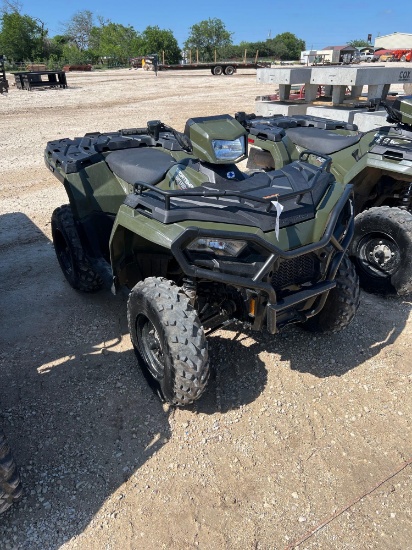 2024 Polaris Sportsman 570 4 Wheeler 518 Hours VIN 84240 Title, $25 Fee