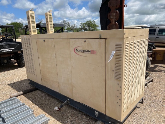 Guardian Elite LPG Powered Generator V8 Engine