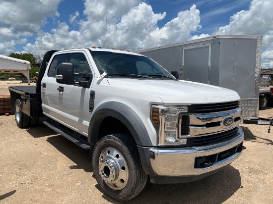 2019 Ford F550XLT 2WD Crew Cab 35,776 Miles Showing VIN 24026 Title, $25 Fee
