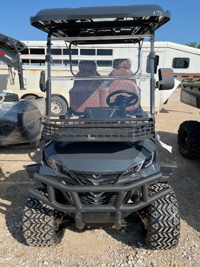 Unused IRGC Golf Cart with Top and Rear Seat