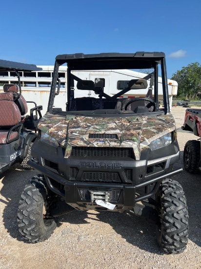 2016 Polaris 900 XP HO Reg Cab- Camo 163 Hours Showing VIN 29299 No Title