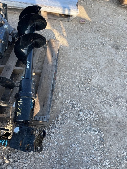 Unused Mini Excavator Post Hole Digger with 1 Bit SOLD ONE PER LOT