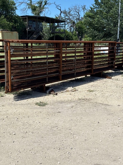 10 - 24' Free Standing Cattle Panels 1 Panel has 12' Gate TEN TIMES THE MONEY MUST TAKE ALL