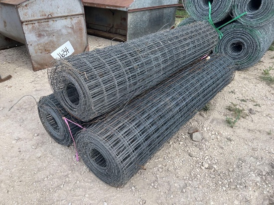 3 Rolls 2 x 4 Welded Wire Fabric 6' THREE TIMES THE MONEY MUST TAKE ALL