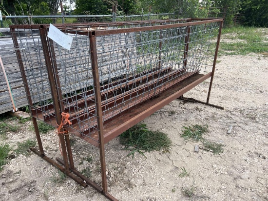 Hay Feeder with Trough 7'