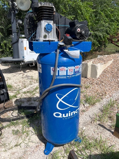 Quincy 3.5HP - 60 Gallon 12.8 CFM @ 90 PSI Air Compressor Nice