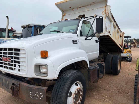 1996 GMC 8500 Dump Truck Cat Diesel. 6 Speed County Truck Runs and Works Good Air PTO Shift Air