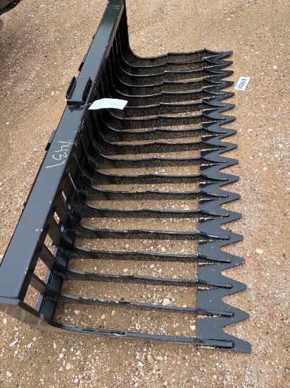 Unused 75'' Skid Steer Rock Bucket American Made