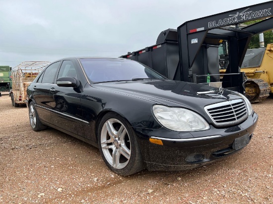 2002 Mercedes S500 4 Door 181,XXX Miles VIN 67327 Title, $25 Fee