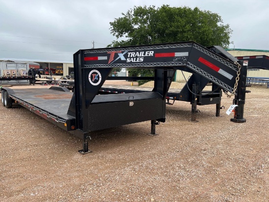 2021 East Texas Trailer 102 x 36' Driver Over Fender 2 x 7,000lb Axles New 17.5 - 16 Ply Tires Steel