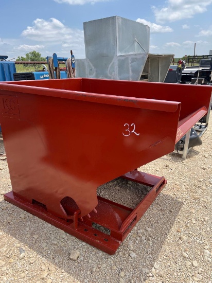 Unused Forklift Dumpster Approx 2 Yard