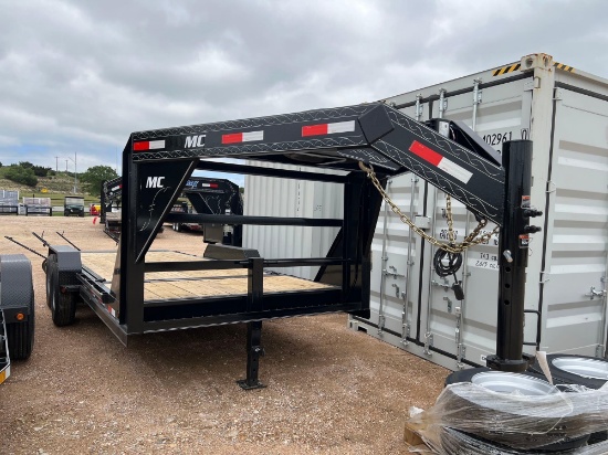 2025 MC 83 x 20' Manual Tilt with Cushion Cylinder 16' Tilt 4' Stationary 2 x 7,000lb Axles VIN