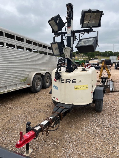 Terex Lit Tower 9661 Hour Engine Runs Lights Do Not Light Up