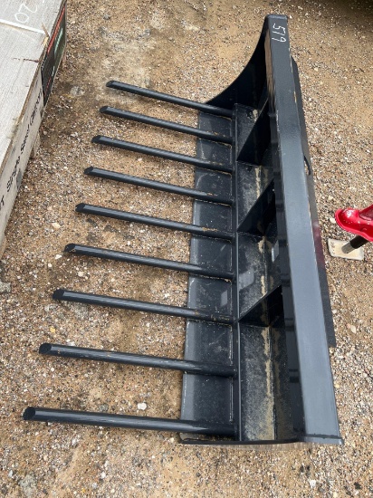 Unused Skid Steer 64'' 9 Tine Manure Fork