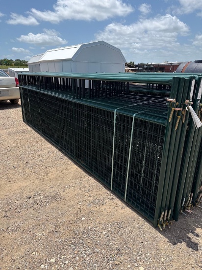 Priefert RW616 16' Gates with Hinges 51'' Tall with 36'' of 2 x 4 Welded Wire SOLD 5 GATES PERA LOT