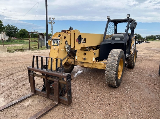 CAT TH360B Telescopic Fork Lift Foamed Filled Tires 6,600lb Lift - 44' Lift Height Weighs 22,000lbs