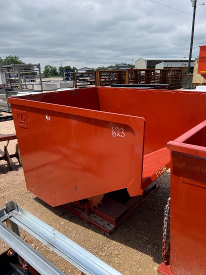 Approx 3 Yard Forklift Dumpster