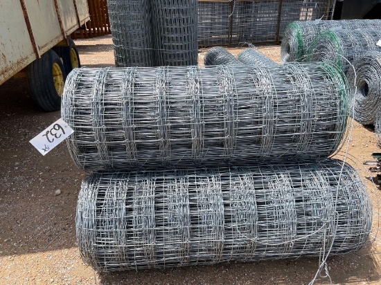 6 Rolls - 48'' - 12'' Space Net Wire SIX TIMES THE MONEY MUST TAKE ALL