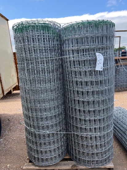 4 Rolls - 60'' - 2'' x 4'' Non Climb Horse Wire FOUR TIMES THE MONEY MUST TAKE ALL