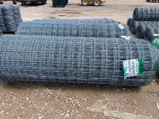 8' Game Fence ONE ROLL PER LOT
