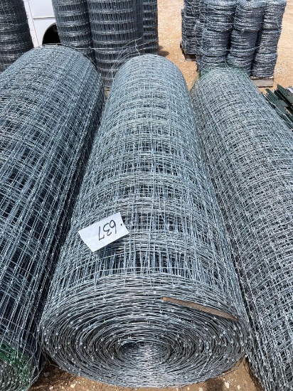8' Game Fence SOLD ONE ROLL PER LOT