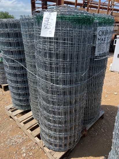 6 Rolls 48'' 2'' x 4'' Non Climb Horse Wire Two Rolls Are Small SIX TIMES THE MONEY MUST TAKE ALL